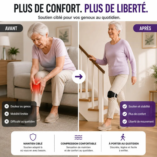 Knevia™ — Genouillère de Maintien & Compression